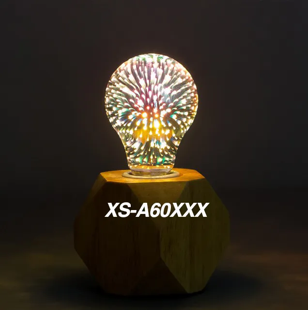 Rainbow Color-Changing Glass LED Bulb