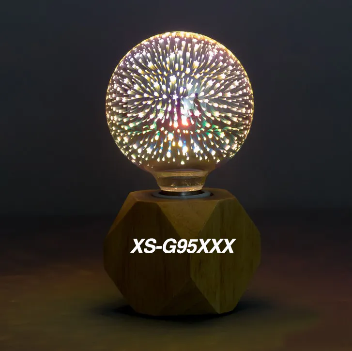 Rainbow Color-Changing Glass LED Bulb