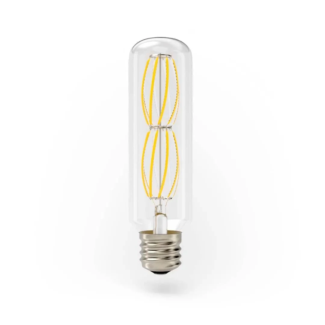 T-Series Vintage LED Filament Tube Bulb — 110V / 6W / E27 / 2200K